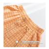 Summer Home Checkered Small Floral Shorts Thin Fresh Sports High Waist Thin Wide Leg Loose Casual Pajama Pants Women