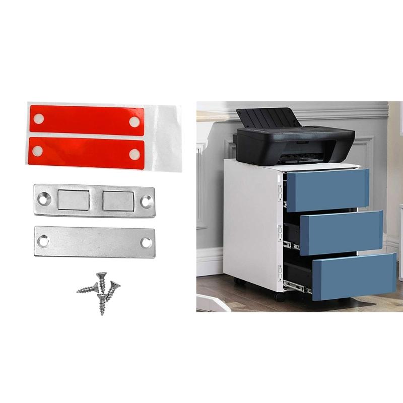Metal Cabinet Door Magnet Strong Magnetic Closure Durable Cabinet Door Catch for Cabinets Easy Accessory for Cabinets