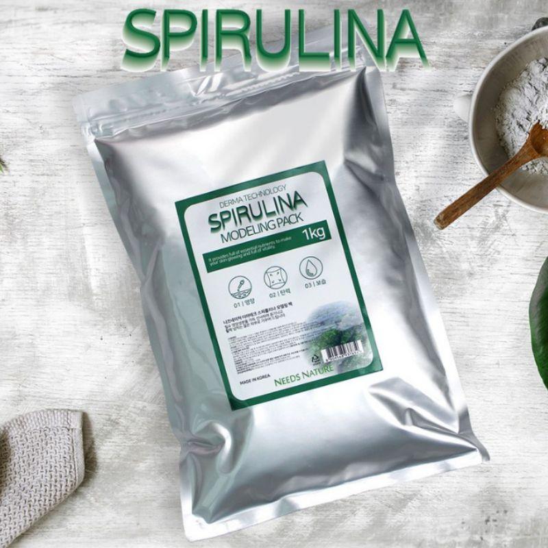 

NEEDS NATURE Derma Tech Modeling Pack 1kg - Professional Korean Rubber Mask for Home Spa 05 Spirulina