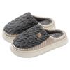 Cotton Slippers for Women, Autumn and Winter, Indoor, Anti Slip, Household, Couple, Woolen Slippers for Men, Winter Cotton Shoes