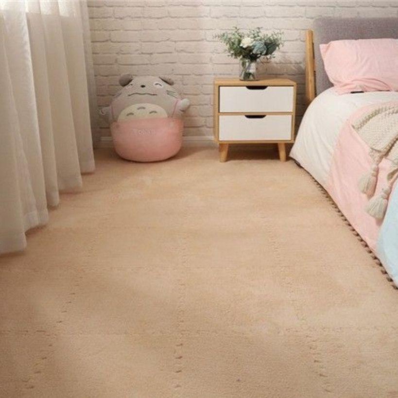 Maty podłogowe antypoślizgowe łączone – odporne na plamy, łatwe do czyszczenia, pełne pokrycie do sypialni/dla raczkującego dziecka.