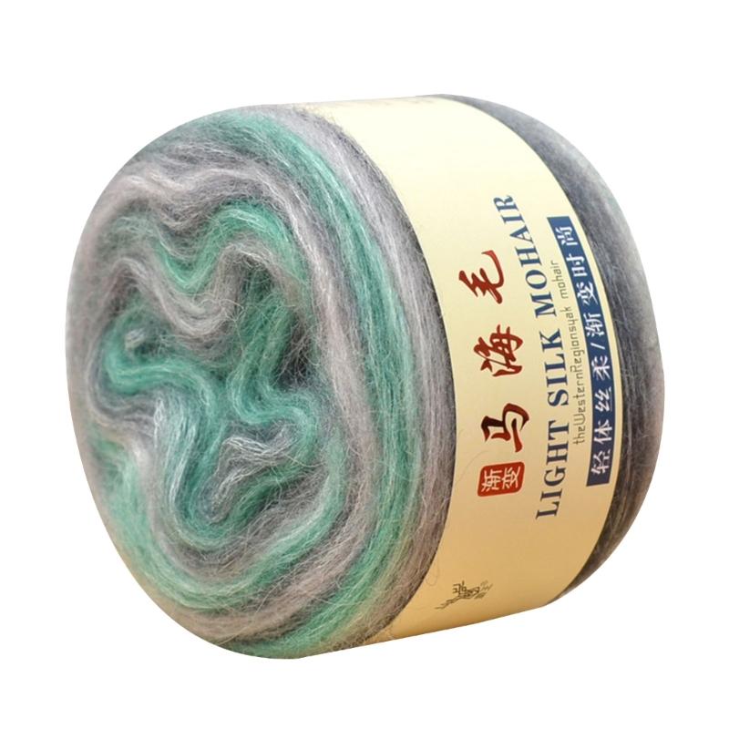 

Ткань шерстяная пряжа ровница мягкая пряжа для вязания нить 16 градиентных цветов идеально подходит для ручного ткачества вязания одежды сумки для рукоделия