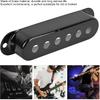 3Pcs Single Pickup Cover Brass 48mm/50mm/52mm Musical Instrument Accessories for SQ Electric Guitar Brass Pickup Cover(Black)