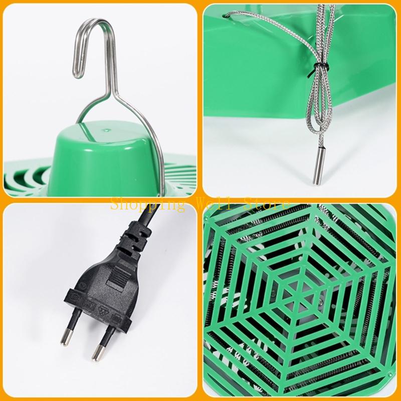 KX4B Constant Warmth Heating Lamp for Farm Animal Household Pet Adjustable Temperature Control Heater for Poultry Cold Day