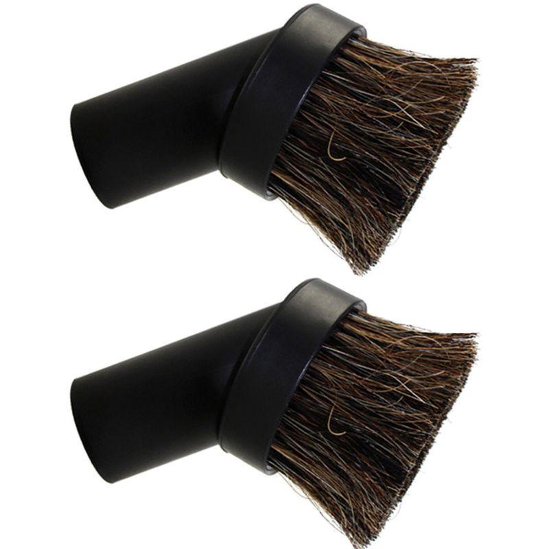 Versatile Vacuum Cleaner Round Soft Bristle Brush For Delicate Surfaces And Floors