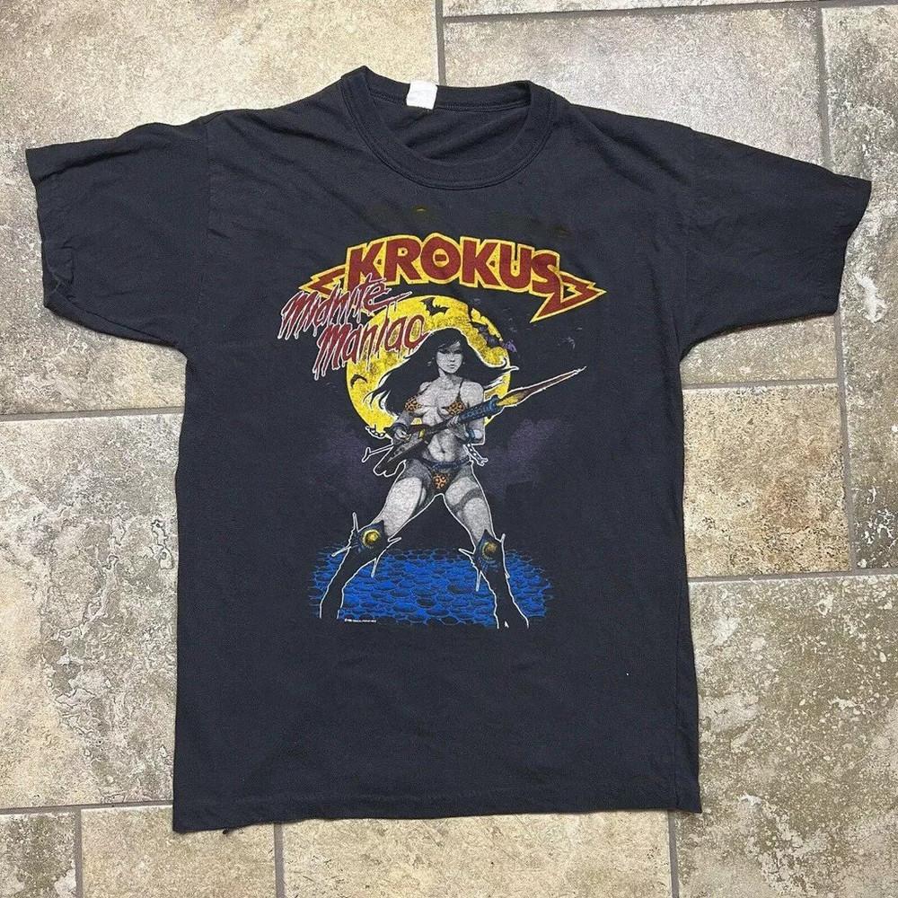 KROKUS BAND MIDNITE MANIAC T SHIRT SIZE S-5XL FH1046 Unisex T-Shirt XXXXL