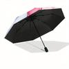 1pc Adorable Marie Cartoon Umbrella, Portable 3-Fold Compact Umbrella, Suitable for Camping, Hiking and Travel, Ideal Easter Birthday Gift f