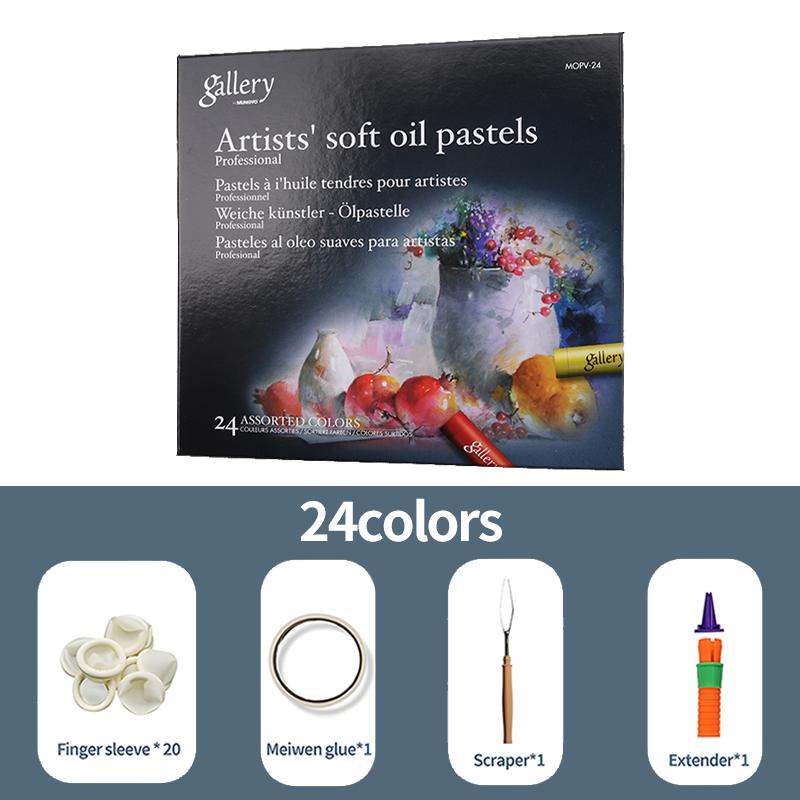 MUNGYO Zachte Oliepastel Set Ultra-zacht En Zijdezacht Gallery Artist Kunstkrijt Professioneel voor Tekenen Graffiti Kunstbenodigdheden