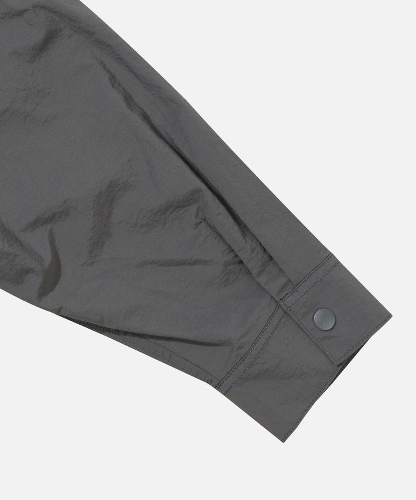 GROOVE RHYME Nylon Long Sleeve Shacket (3 Colors) (Frbrciv781M)