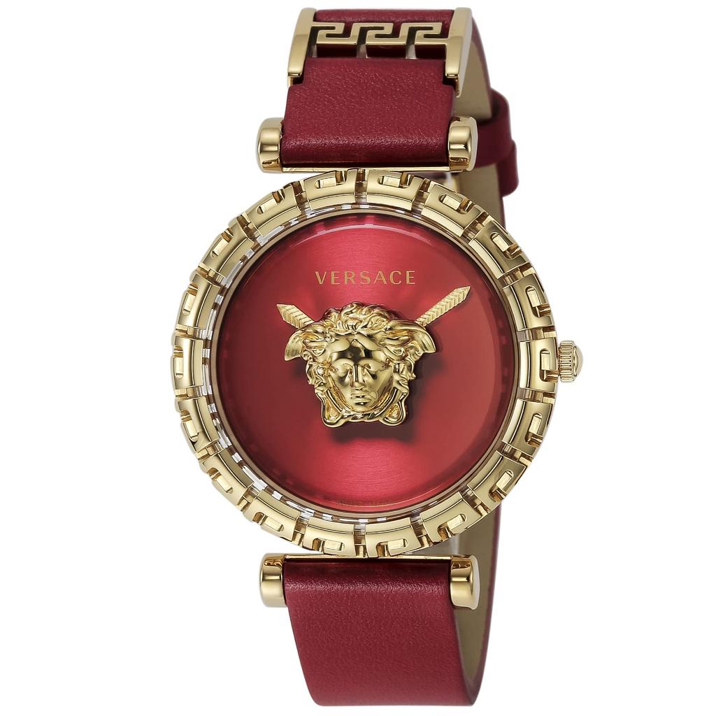 Watch Palazzo Empire Red Dial Stainless Steel Sapphire Glass Quartz 37MM Swiss Watch VEDV00319 [Versace] Women's [Item]