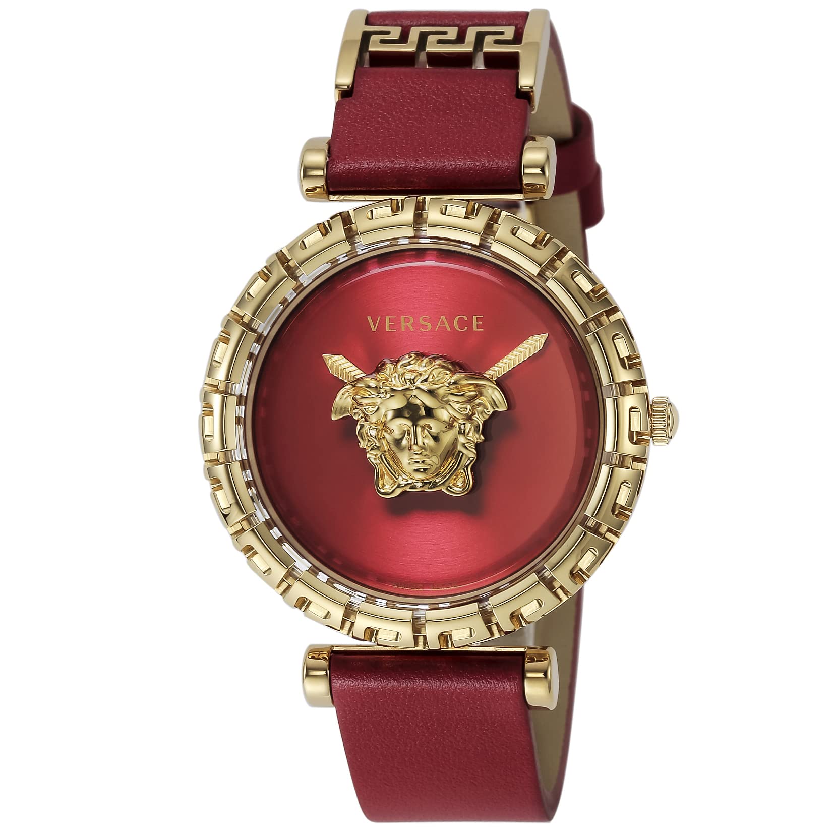 

Watch Palazzo Empire Red Dial Stainless Steel Sapphire Glass Quartz 37MM Swiss Watch VEDV00319 [Versace] Women s [Item]