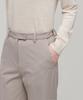 MUSINSA STANDARD WOMAN Women'S Heavyweight Fleece-Lined Straight Hidden Elastic Waist Slacks [Light Beige]