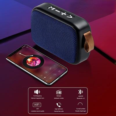 1ks Přenosný Bluetooth reproduktor Mini Bezdrátový reproduktor Zvuk 3D Stereo Hudba Prostorový Zvuk Lepší Basy Venkovní reproduktor ZH