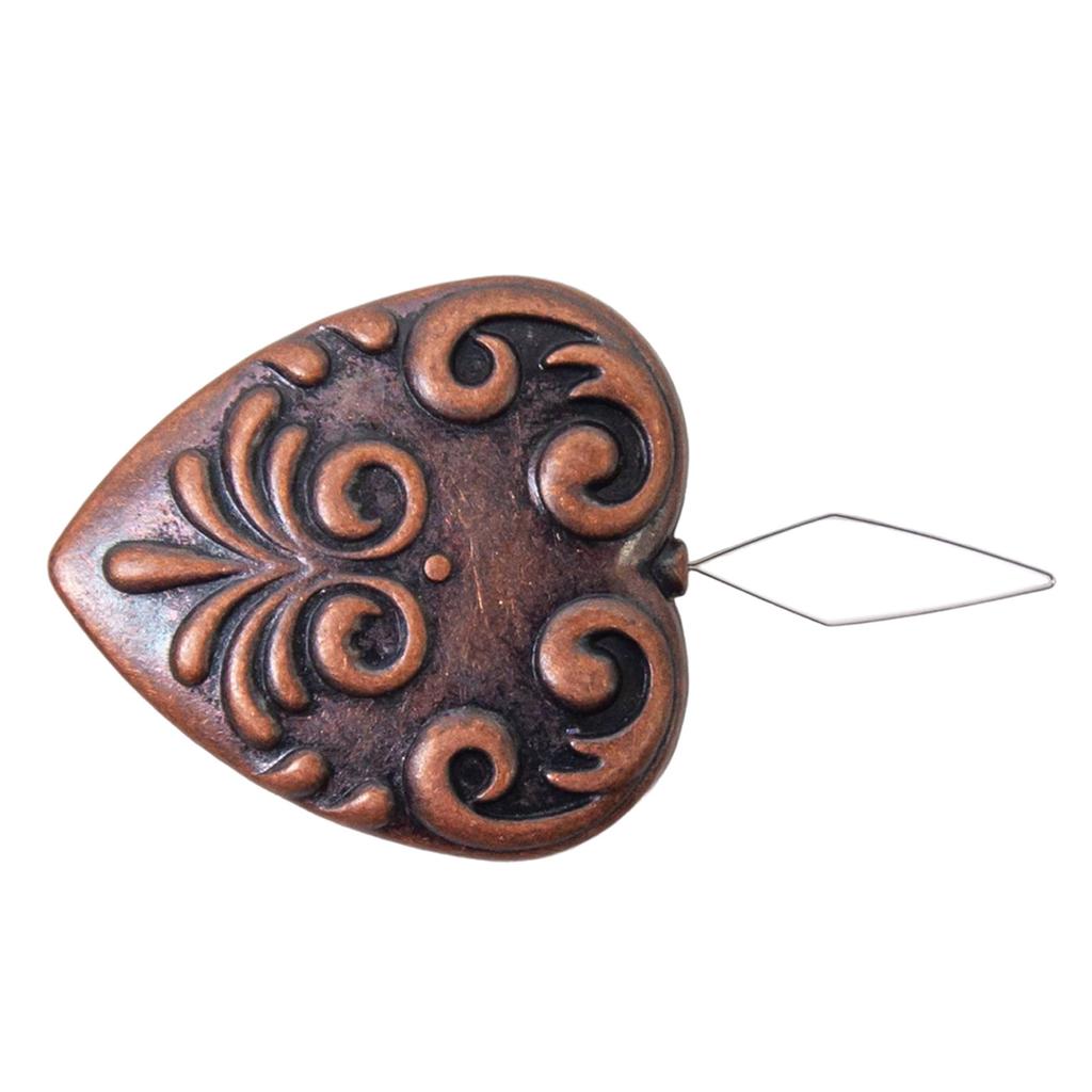 Vintage Needle Threader with Magnetic Needle Holder 2 In 1 Needle Threader with Needle Minders Metal Sewing Pin Holder