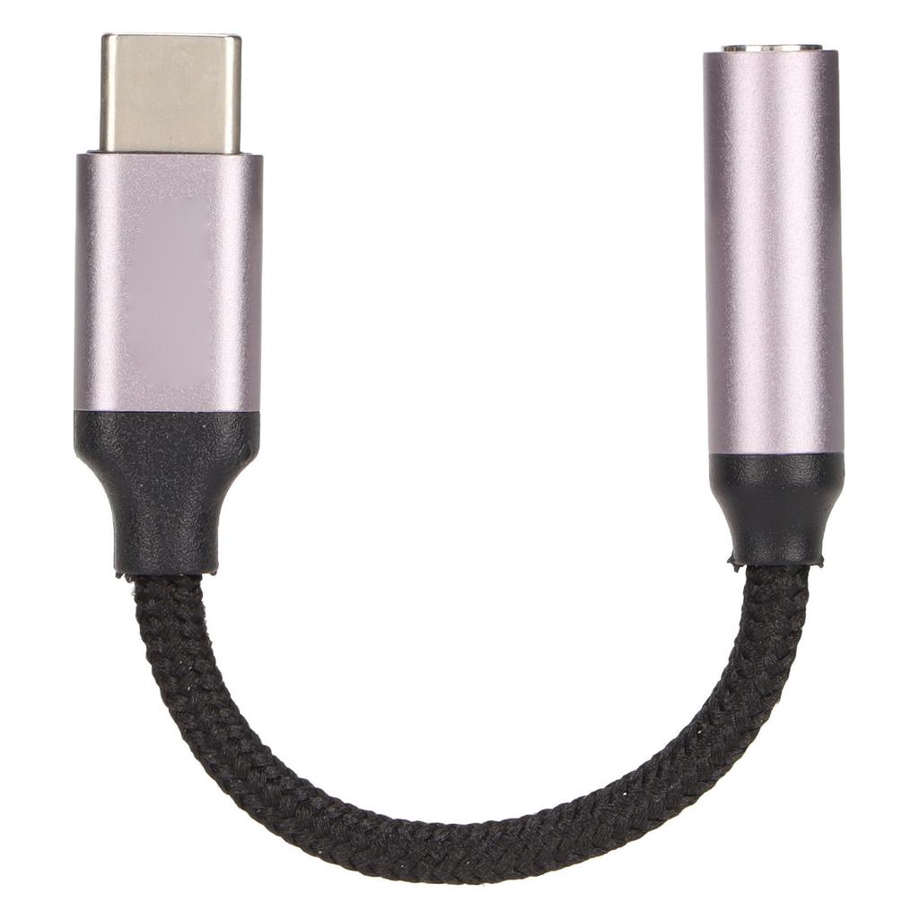 Type C To 3.5mm Audio Cable Type C To 3.5mm Headphone Jack Adapter Supports Music Call Wire Control Function