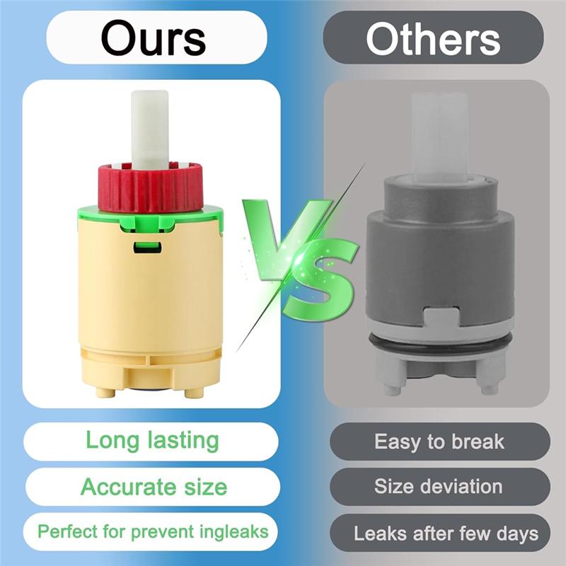 

AD23-JL01GJ Сменные картриджи для душа, Сменные картриджи для смесителя 40 мм, Для замены картриджей клапана ванны и душа