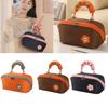 Double Zipper Handheld Cosmetic Bag Pearl Wash Bag Fashion Travel Toiletry Bag  Ladies