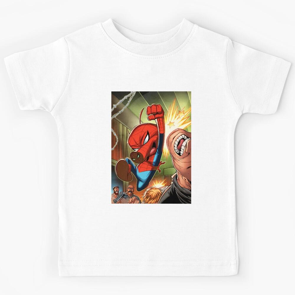 Spider-Ham Fight Kids T-Shirt 160