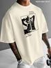 2026 Summer Bestselling Street Casual Fashion Soft and Breathable Simple Letter Pattern Printed Unisexs Pure Cotton TShirt