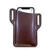 Men's Leather Phone Pouch Belt for Running & Outdoor Use
