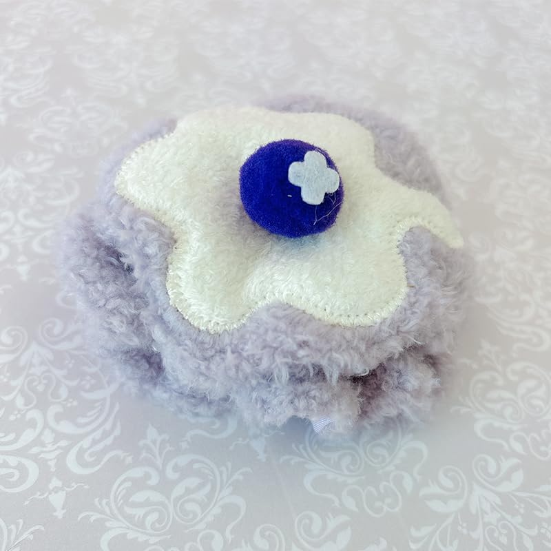 Plush Clothes and Hat for 10cm Plush Toys, Oshikatsu Goods, Ice Cream Pancake, Blueberry, Purple [Used]