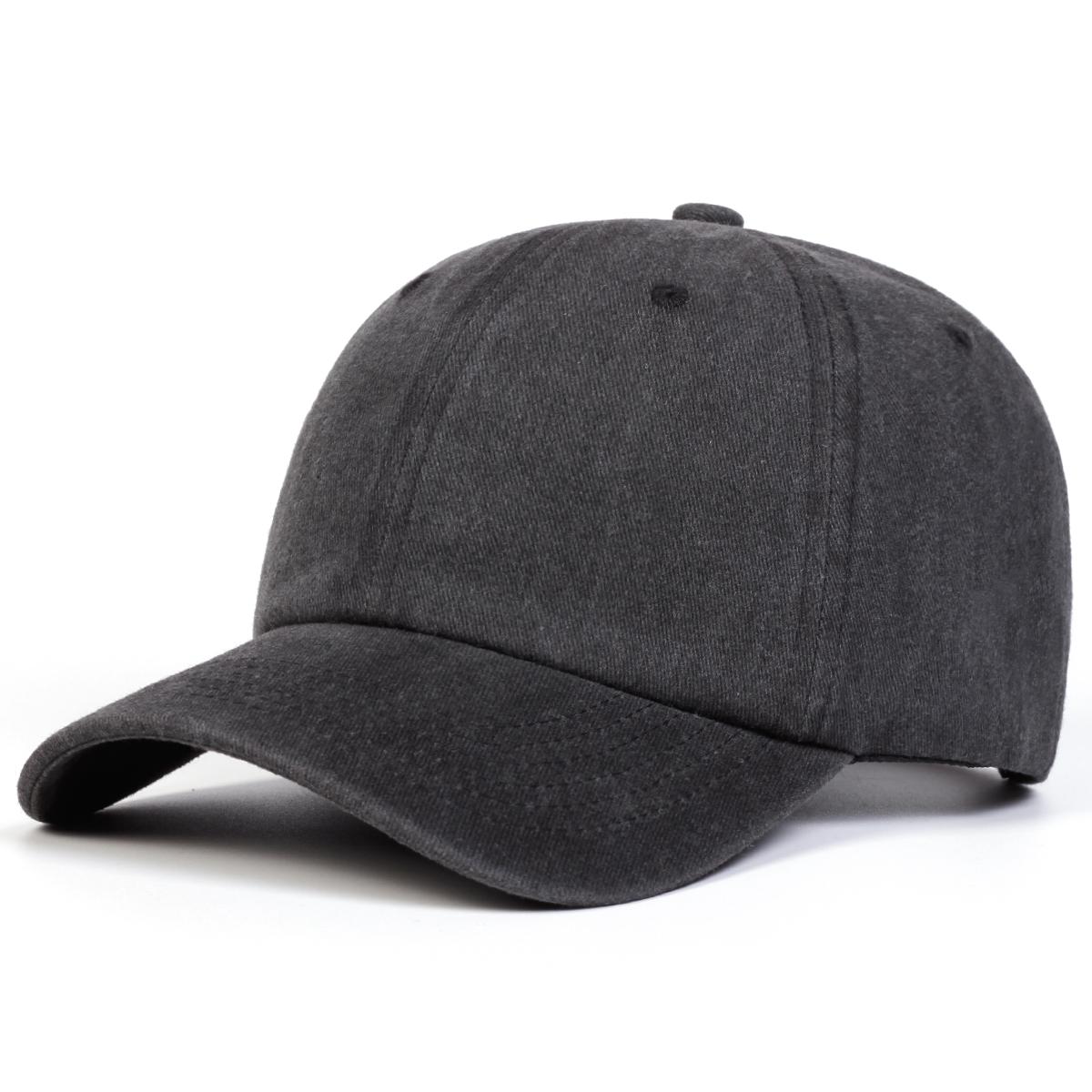 

Унисекс однотонная регулируемая легкая бейсбольная кепка с потертостями, дышащая бейсболка для гольфа, весна-осень, кепка для отдыха на открытом воздухе для женщин и мужчин темно серый