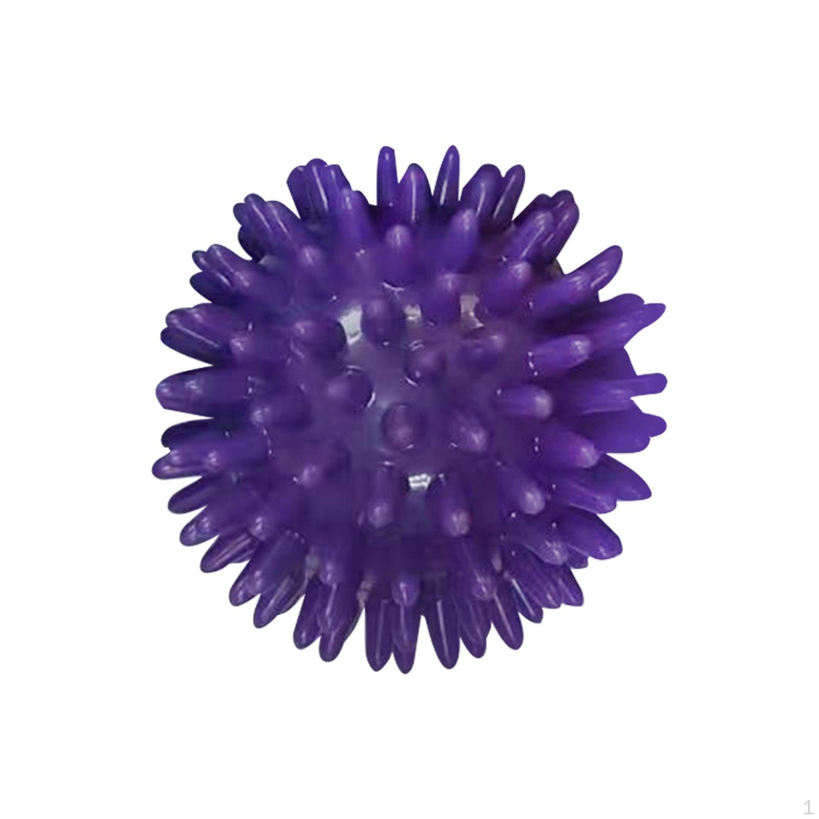 

Компактные колючие массажные шарики для глубокого расслабления тканей — универсальный инструмент для упражнений на спину, шею и фиолетовый