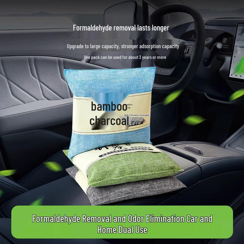 Activated Bamboo Charcoal Bag for Deodorizing and Absorbing Formaldehyde In Homes and Cars