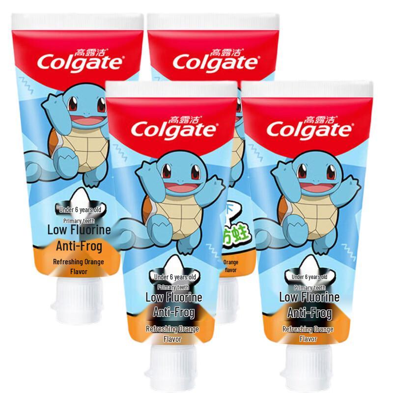 Colgate Kids Toothpaste (2-5 Years) Orange Flavor 4x40g