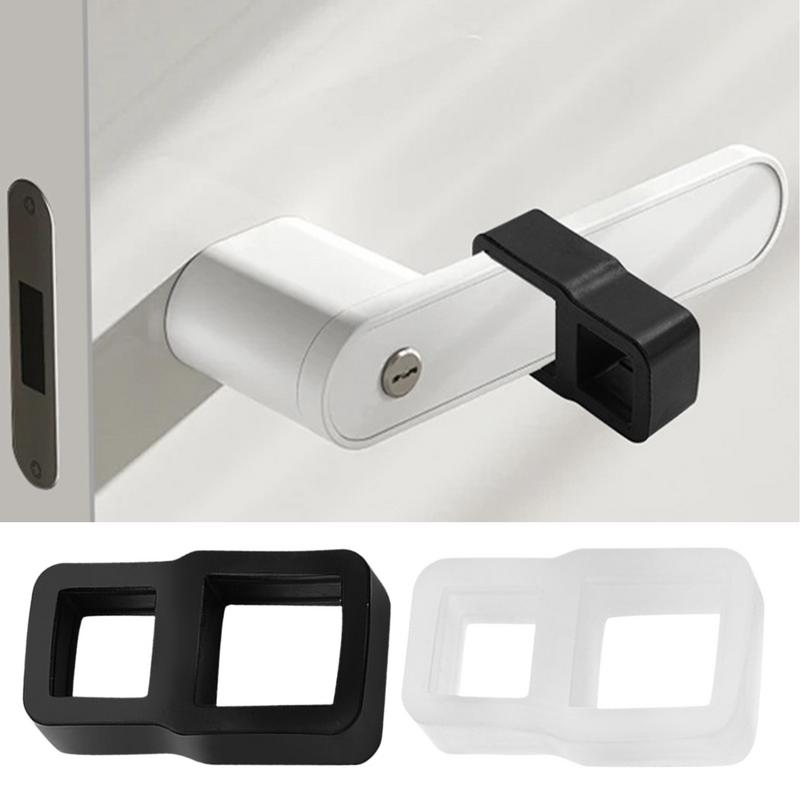Door Stops Silicone Door Handle Buffer Wall Protection Doorknob Bumper Furniture Protected Crash Pads Shockproof Rings
