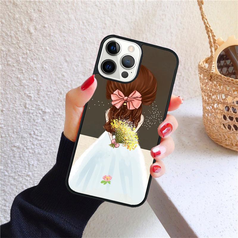 Bride To Be Phone Case for iPhone 17 Air 16 15 14 12 13 PLUS 11 PRO MAX Back Cover Fundas Shell