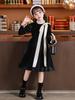 Autumn/Winter 2026 Girls' Exquisite Red Princess Dress - High-End Children's Fashion