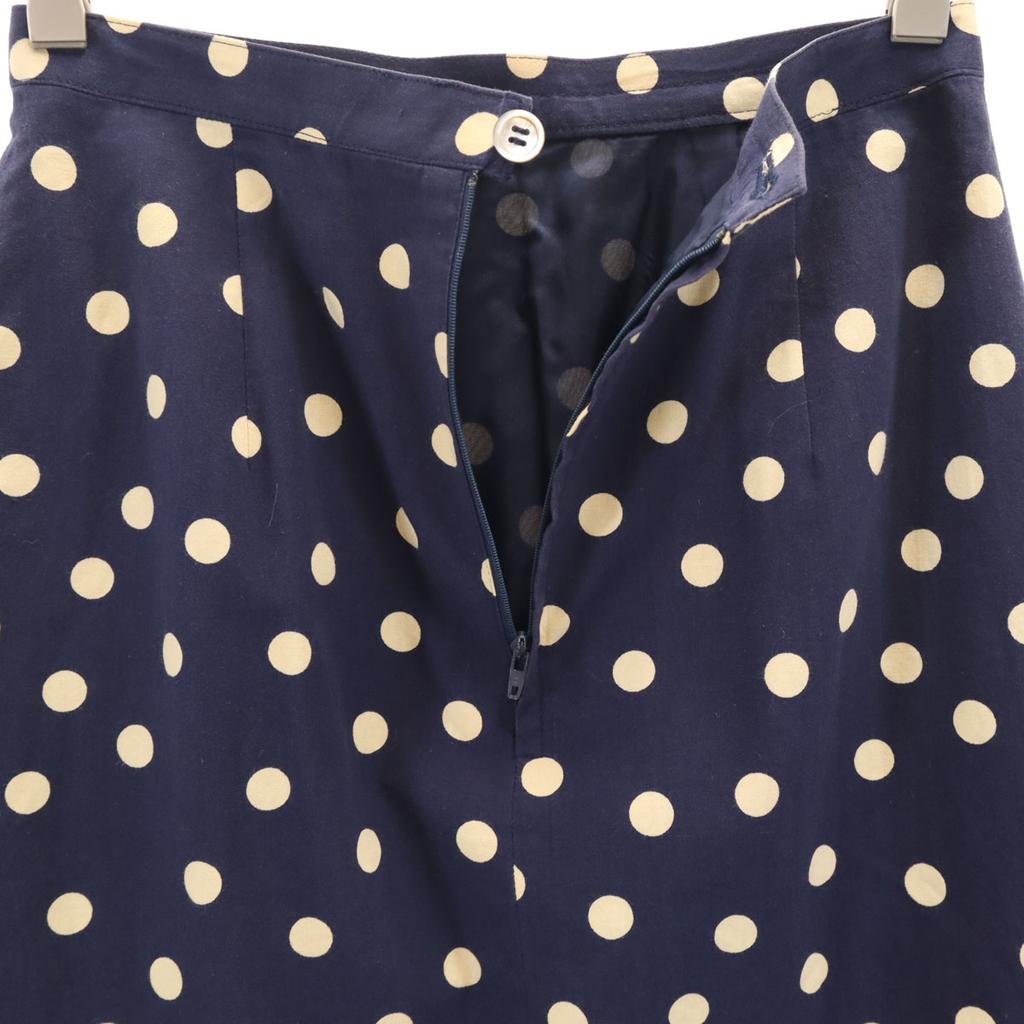 COMME des GARCONS 80s 90s Old Dot Pattern Mimole length Tight Skirt Women Used