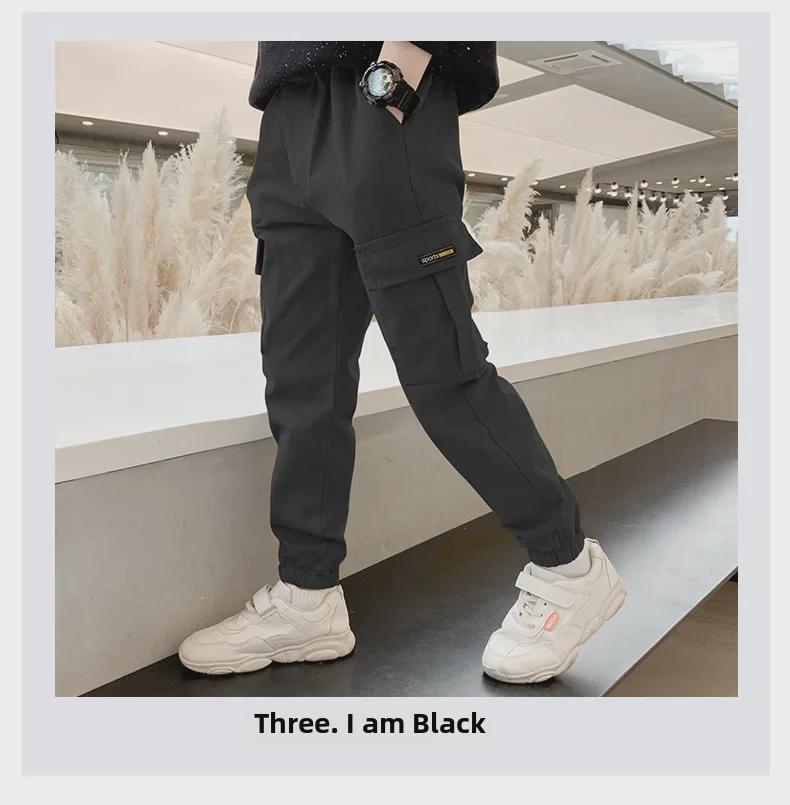 Pantalones de Peto de Moda para Niños Primavera/Otoño 2024 – Pantalones Casuales Elegantes y a la Moda para Niños Grandes