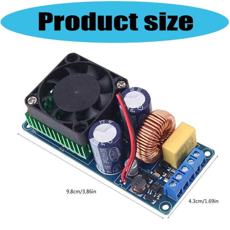 Digital Power Amplifier Board Module HiFi Class D 500W Power Mono Sound Processor IRS2092S Amplifier Power Board