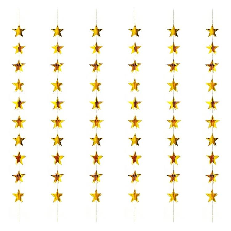 Hanging Star Banners Hanging Ornament Decorative Party Backdrop Decorations for Birthday Wedding Baby Showers
