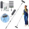 2 W 1 Mop Window Washer Glass Window Washer with Squeegee Telescopic