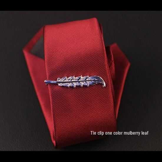 Men's Stylish Silver & Gold Tie Clip Set - Modern, Sleek Designs