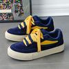 Euro Men Canvas Casual Shoes Street Cool Flat Skate Shoes Young Man Fashion Sneakers