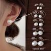 Shi Jia Mantou Lux Pearl Earrings 925 Silver Studs for Women 2024