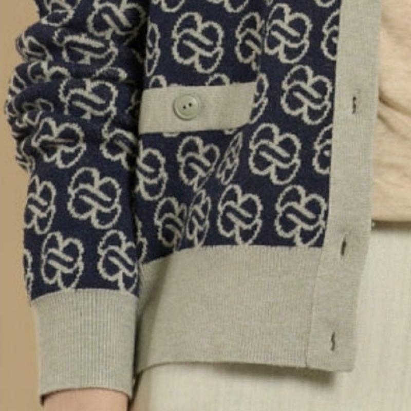 Bcbg Symbol Jacquard Knit Cardigan B6s1k202