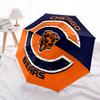 Printed Chicago Bears logo Folding Umbrella,Outdoor,Leisure,And Travel Umbrella,Durable Umbrella Fabric,Birthday And Holiday Gift