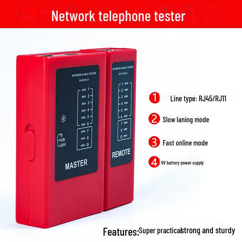 Multi-Function RJ45 Network Cable Tester with Signal Detector