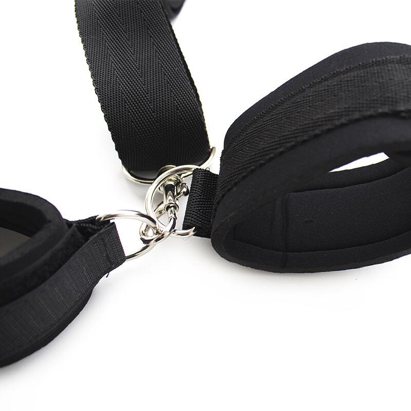 Bdsm Bondage Set Restraint Adult Game Handcuff Neck Collar Wrist Mouth Gag Strap Fetish SM Sex Toy For Woman Couples
