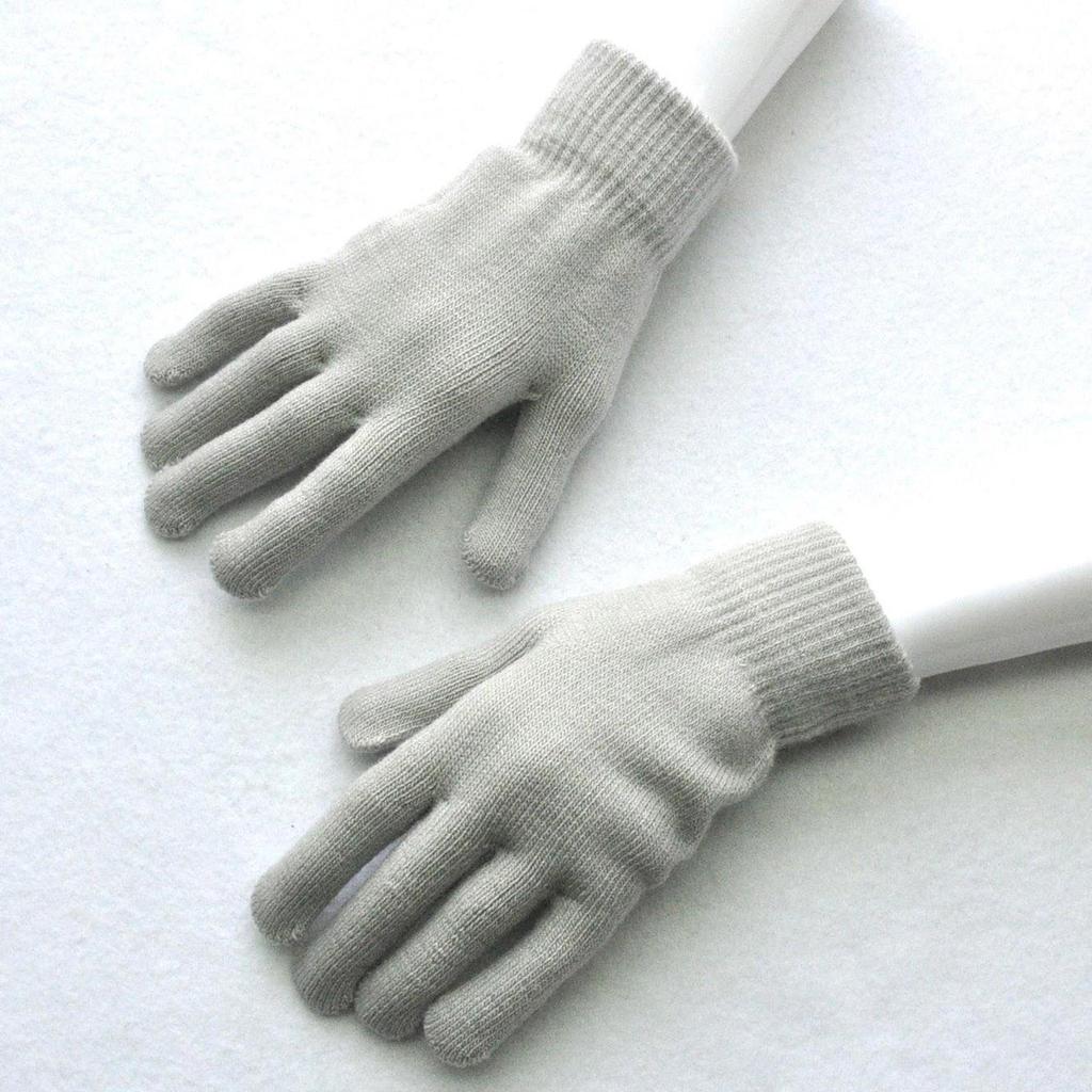 Men's And Women's Knitted Woolen Gloves, Winter Riding Warm And Fleece Gloves