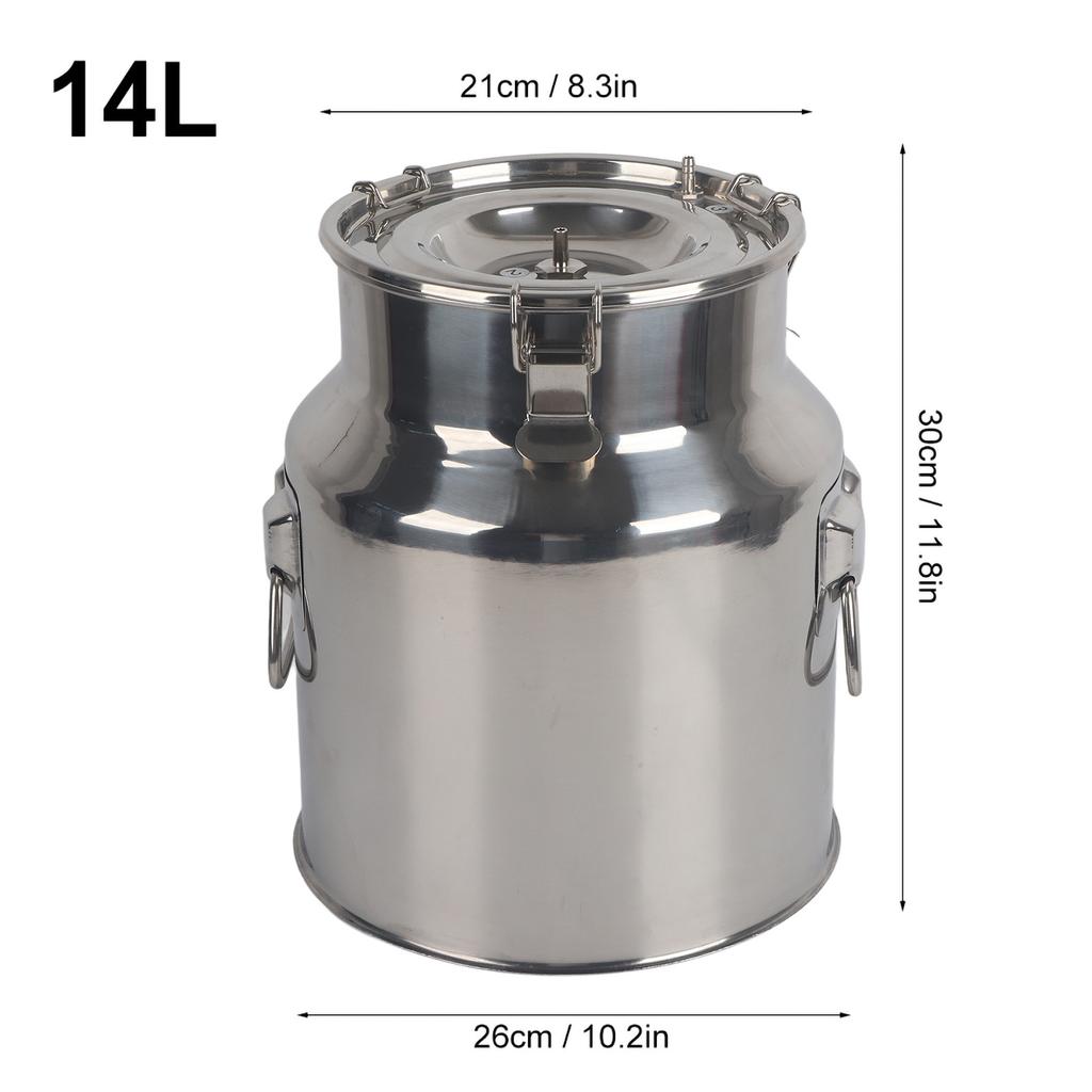 14L Charging Portable Household Electric Goat Cow Milking Machine Milker with Vacuum Pulse Pump (for Cow )