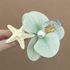 Halaenopsis Starfish Hair Clip Romantic Beach Vacation Hair Barrette Cute Summer Hair Accessory For Women Girls