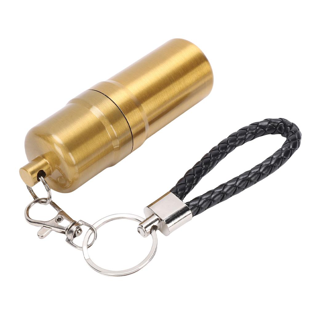 Portable Metal Storage Jar Aluminum Alloy Airtight Container Multipurpose Water Proof Small Bottle for Outdoor Camping Travel