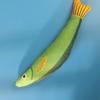 Self-Entertaining Mint Fish Cat Teething Toy – Bite-Resistant Striped Fish Design