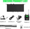 Pro Stage Wireless In-Ear Monitor System: Dual Earphones for Musicians and Singers